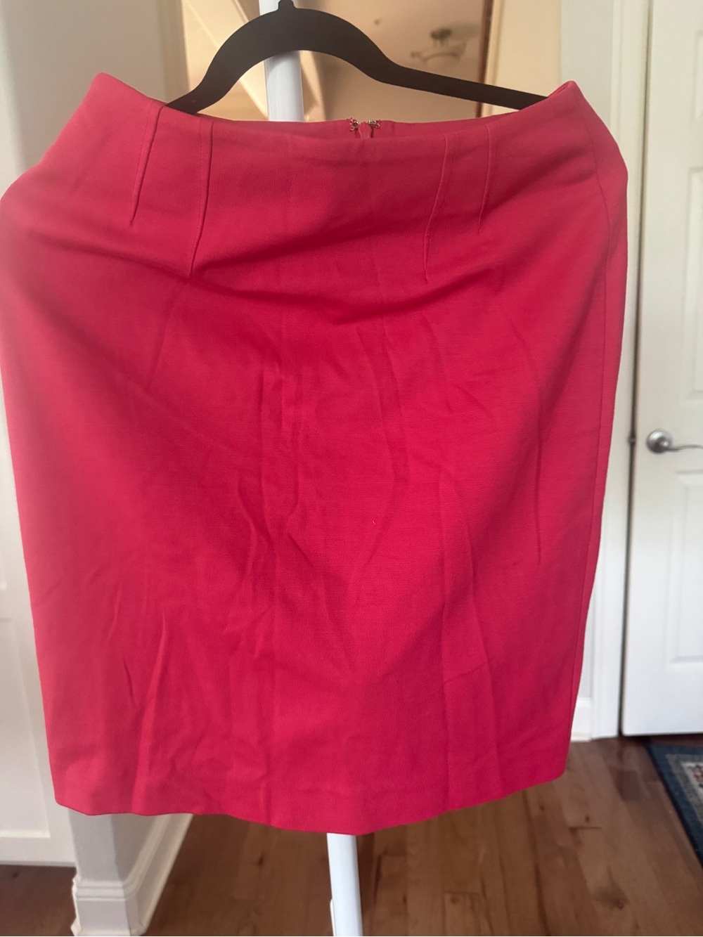 Halogen Bright Coral Pencil Skirt